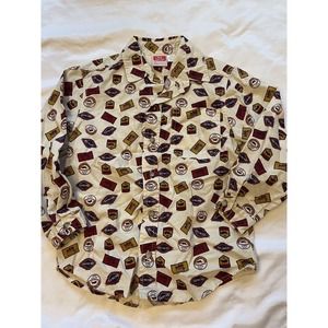 Vtg Little Levi's Levi Strauss Boy's Button Front Shirt Youth Size 6 Western